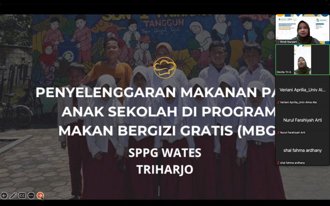 Alumni Gizi Alma Ata Menyapa : Manajemen Penyelenggaraan Makanan pada Program MBG (Makan Bergizi Gratis)