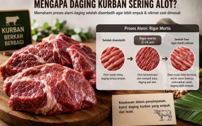 Jangan Langsung Masuk Freezer, Ini Penyebab Daging Kurban Sering Alot Saat Dimakan