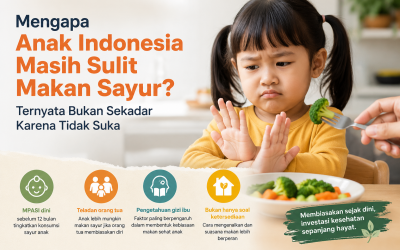 Mengapa Anak Indonesia Masih Sulit Makan Sayur? Ternyata Bukan Sekadar Karena Tidak Suka