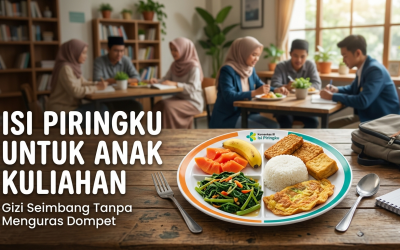 Isi Piringku untuk Anak Kuliahan: Gizi Seimbang Tanpa Menguras Dompet