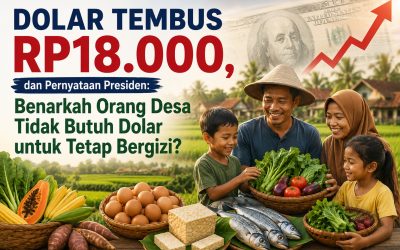 Dolar Tembus Rp 18.000, Benarkah Orang Desa Tidak Butuh Dolar untuk Tetap Bergizi?